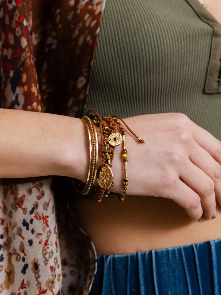 Tiger Eye Stackable Bracelet