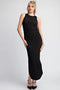 Popcorn Textured Maxi Dress