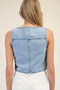 Mineral Washed Denim Vest