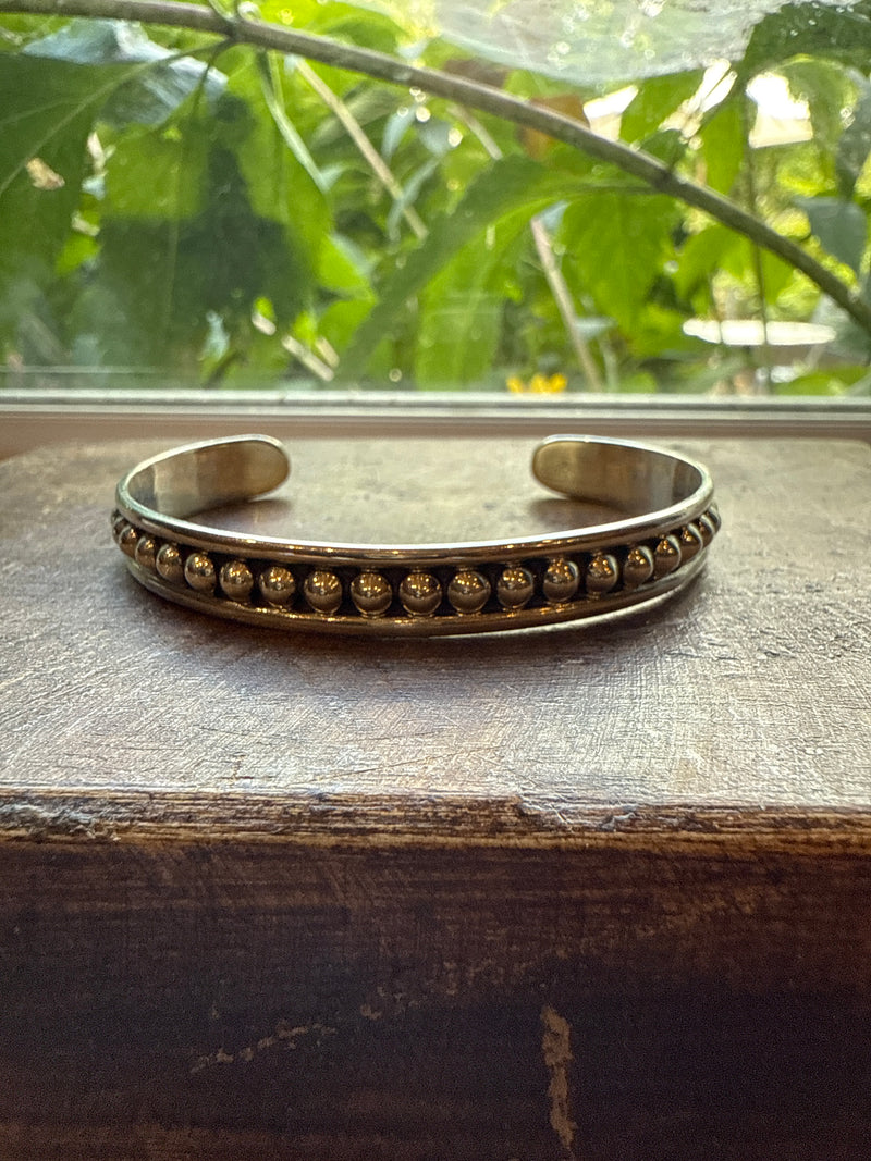 Sterling Silver Bubble Cuff Bracelet