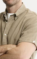 Linen Blend Short Sleeve Shirt