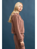 Brushed Rib Hoodie