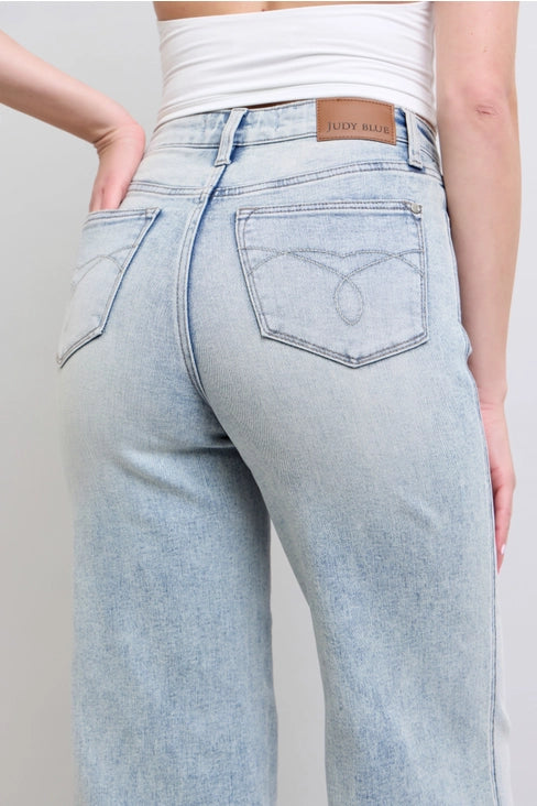 High Waisted Tummy Control Retro Wide