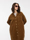 Corduroy Mini Shirt Dress