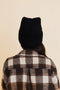 Chill Vibes Soft Ribbed Square Top Beanie