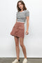 Utility Corduroy Mini Skirt