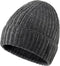 Fleece Lined Cuffed Beanie Hat