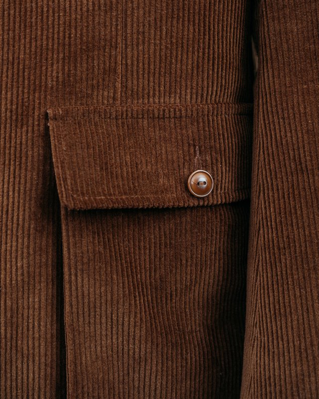 Corduroy Weekender Blazer- Brown