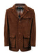 Corduroy Weekender Blazer- Brown