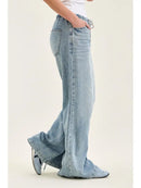 Judy Blue High Waisted Palazzo Featherweight Jeans with Drawcord