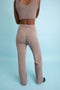 Boucle Cozy Lounge Pants-Mocha