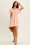 Lace Trim Babydoll Mini Dress
