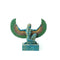 Winged Isis Statue Blue- 9"