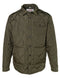 Down-filled Quilted Shirt Jacket - Olive