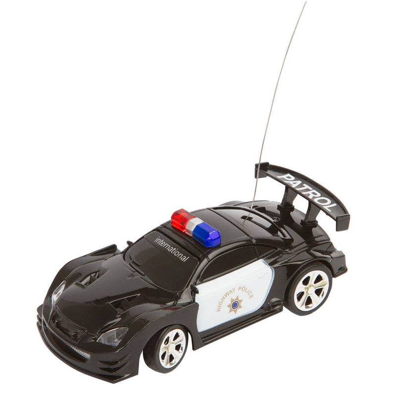 RC Police Mini Racer - Black & White