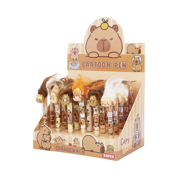 Capybara Bad Hair Day Click Pen