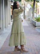 Lorena Maxi Dress - Olive
