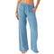 Elemental Blue Cotton Cabana Pants