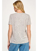 Slubby Animal Printed Tee