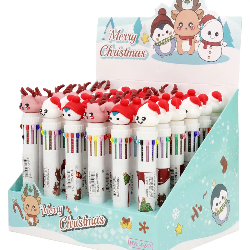 Merry Christmas 10-in-1 Multicolor Pen