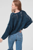 Beachy Light Weight V Neck Crop Pullover Sweater