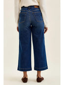 Judy Blue - HW T.C. Claudia Ankle Wide Dk Deep Indigo