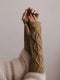 Aran Soft Knitted Arm Warmer