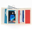 Cute 80s Womens Wallet | Retro Bifold Rfid Recycled | Stripe