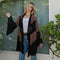 Boho Patchwork Kimono Shrug with Embroidery- Amber