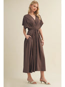 Tucked Waist Double Strap Dress