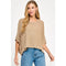 Waffle Texture Poncho Layering Top