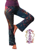 Tye Dye Spandex Blend Stretch Pants