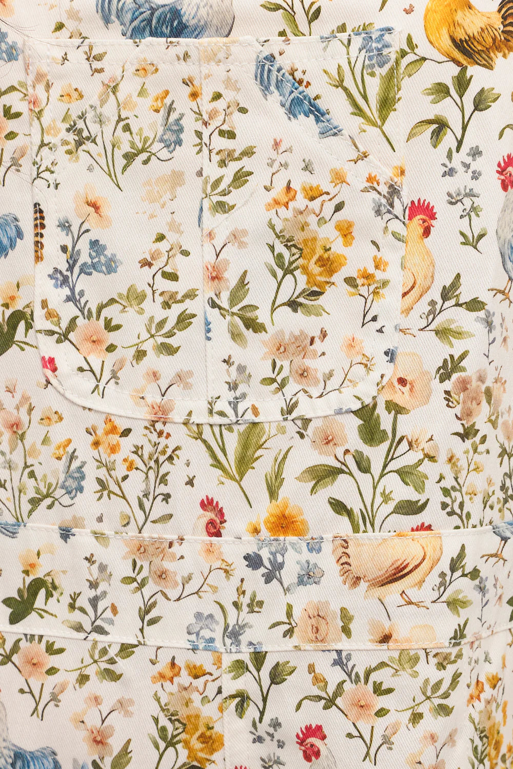 Rooster and Floral Print Overalls – Sunbeam General Store