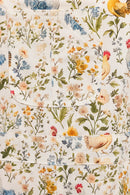 Rooster and Floral Print Overalls