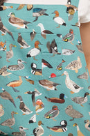 Colorful Ducks Pond Print Overalls
