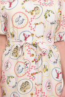 Italian Bristo Print Shirt Dress