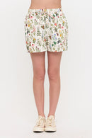 Floral Garden Print Shorts