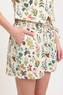 Floral Garden Print Shorts
