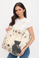 Cat & Butterflies Print Tote