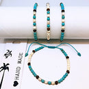 Blue and White Turquoise Bracelet