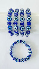 Evil Eye Beaded Stretch Bracelet