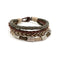 Aadi Bracelet – Green > Brown Leather and Twine