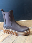 Brown Chelsea Boot w/ clay sole
