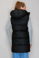 Soft Quilted Puffer Hooded Vest