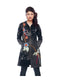 Black Emb Long Jacket