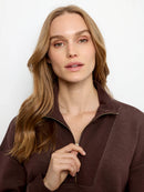 Brushed Model Half Zip Top