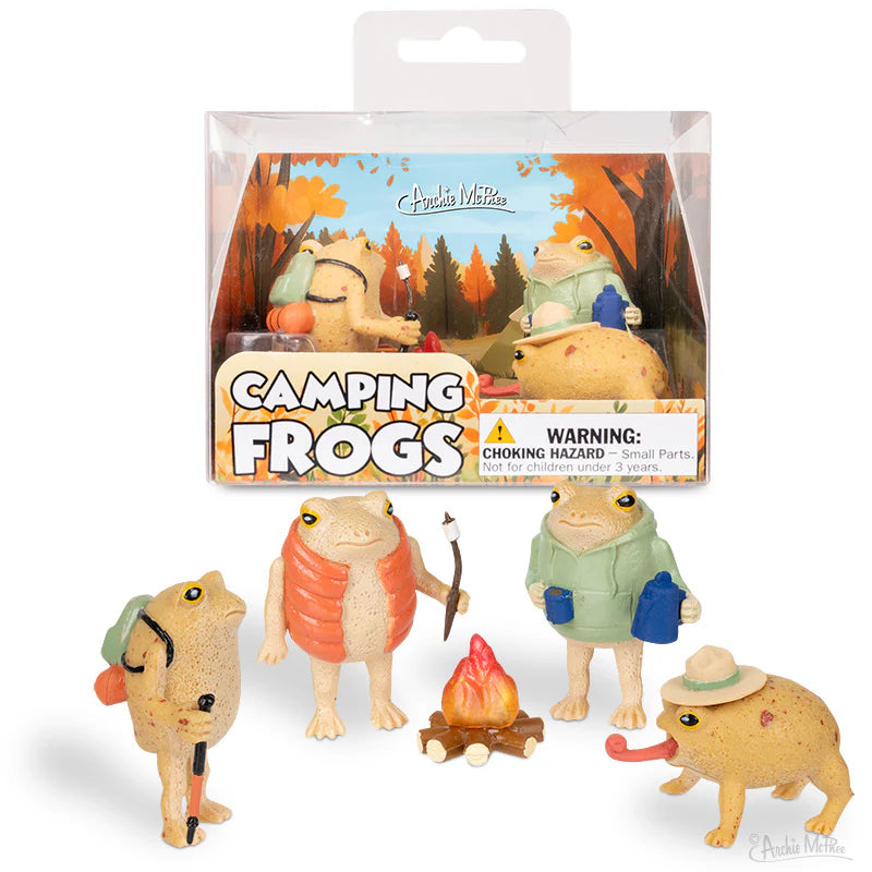 Camping Frogs - Set of 5