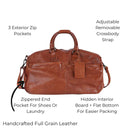 Charleston Leather Duffel Bag