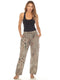 Cotton Multi Grey Yoga Pant