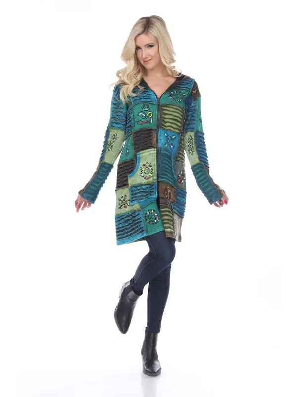 Cotton Multi Patch Long Jacket